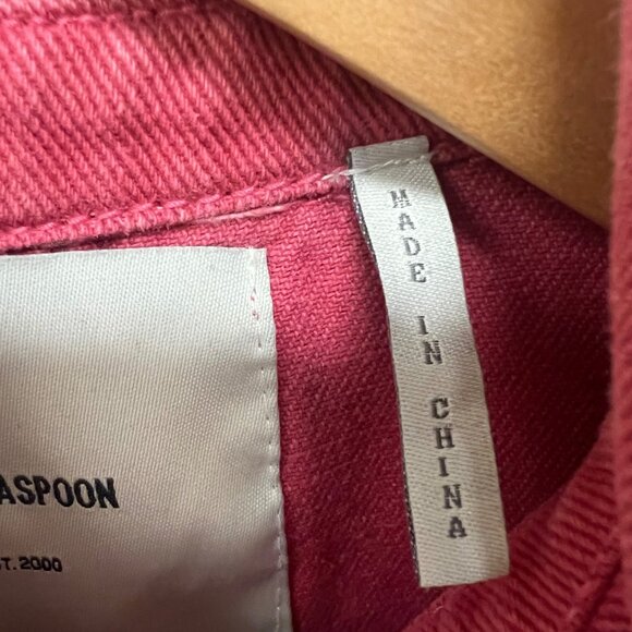 Free People X Oneteaspoon Girl's Braxton Mini Utility Jumpsuit In Pink Sz 12-14 - Picture 3 of 9